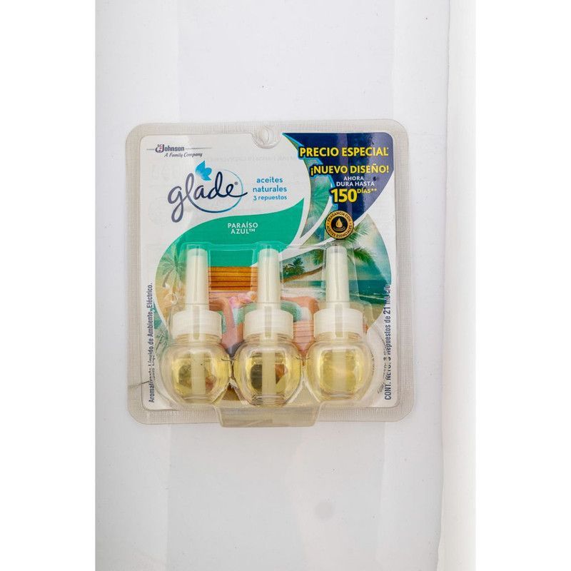 3pk Repuesto Prazul Glade 63ml