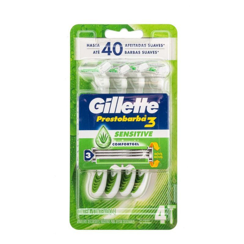 4pk Maq Afeit Gillete Pb3 Snsv