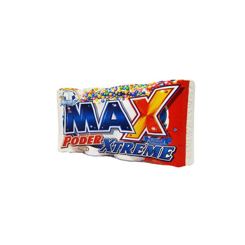 4pk Max Poder Barra Blanc 425g