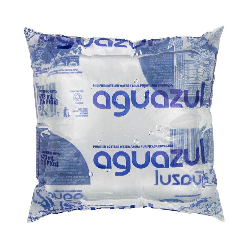 Agua En Bolsa Aguazul 473ml