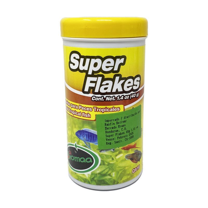Alimento Super Flakes  40 Gram