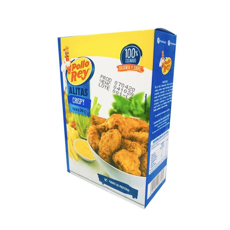 Alitas D/pollo Rey Crispy370gr