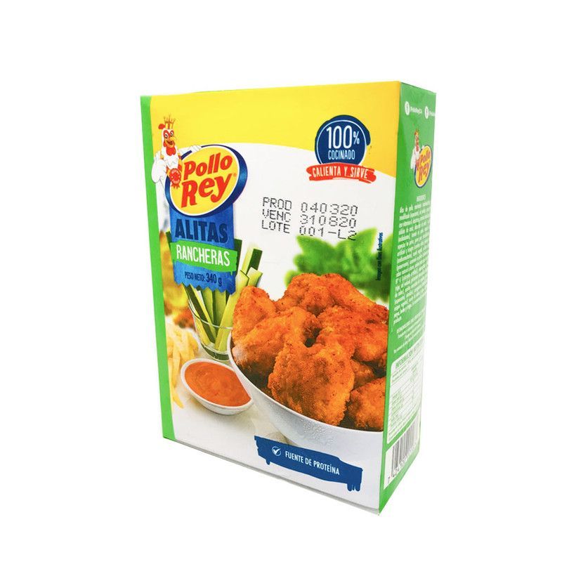 Alitas De Pollo Ranch 480g