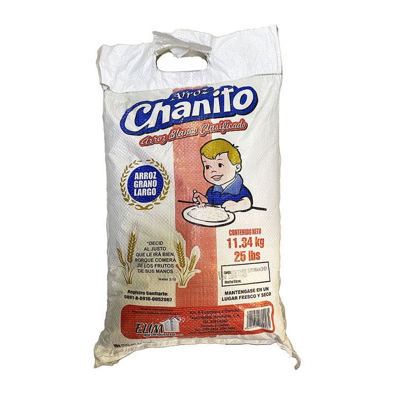 Arroz Blanco Chanito 25lb
