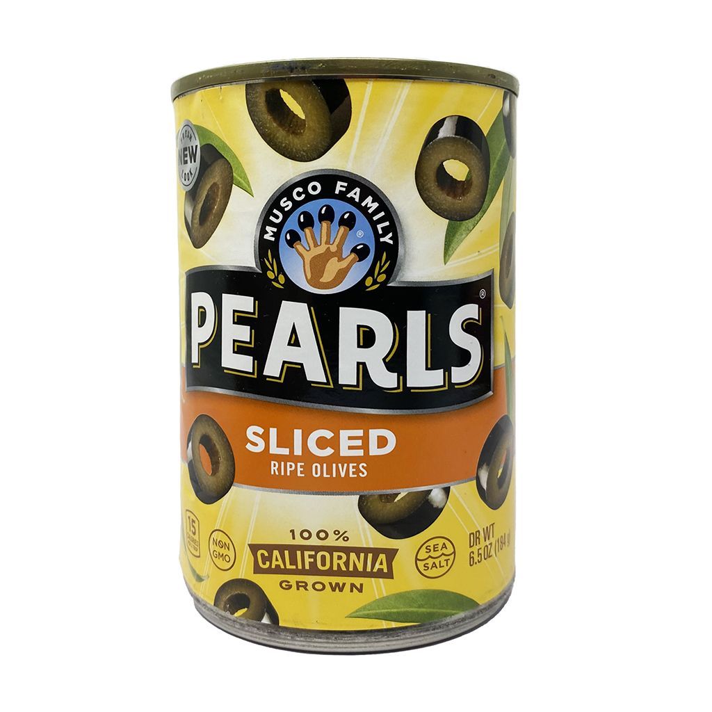 B Pearl Sliced Olives 6.5oz