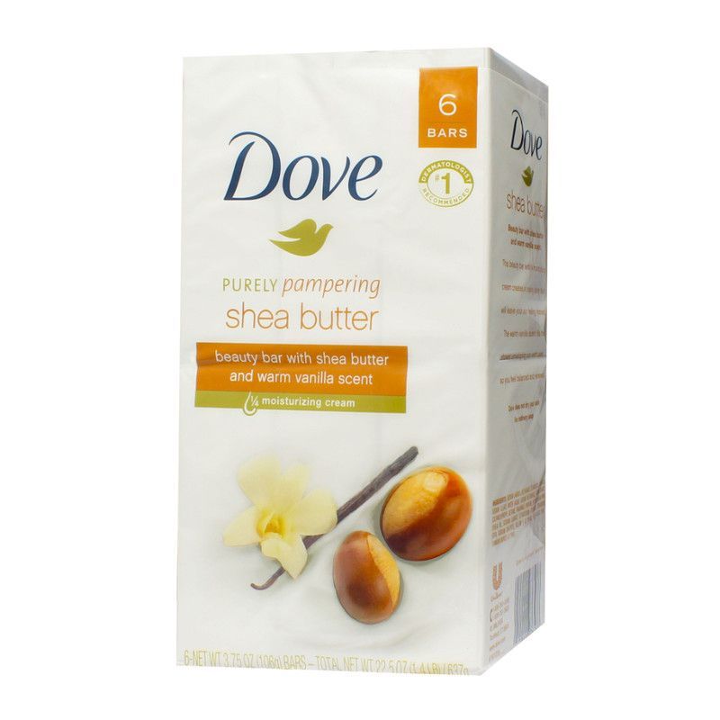6pck Dove Jab Shea/butter 24oz