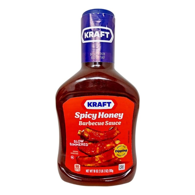 Krft Spicy Hony Bbq Sauce 18oz
