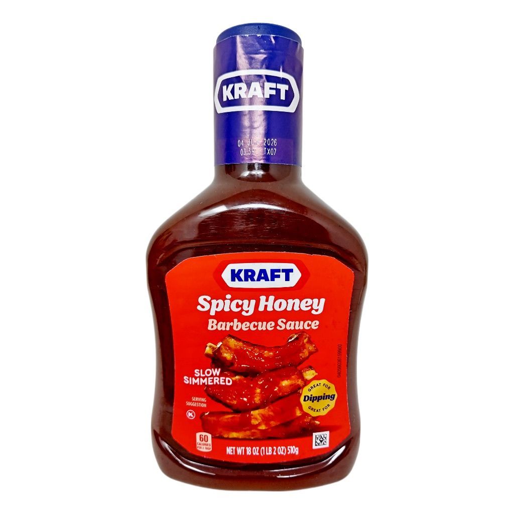 Krft Spicy Hony Bbq Sauce 18oz