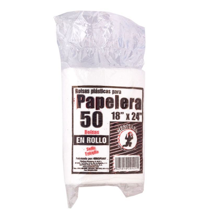 Bolsa Rollo Papelera Blanca 5