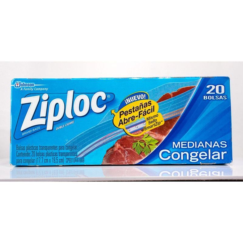 Bolsas Ziploc Med Congelar 20u