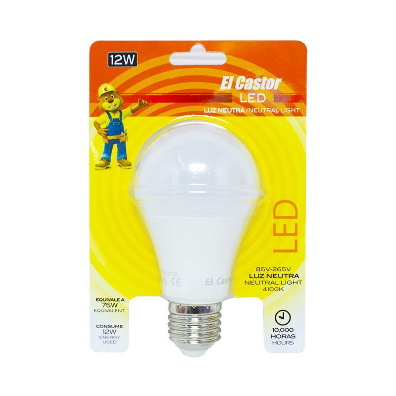 Bombillo Led 12w Luz Neutra