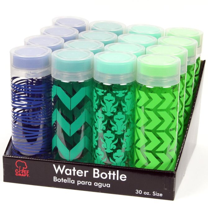 Bote Plast.30-Onz C/tapa P/liq