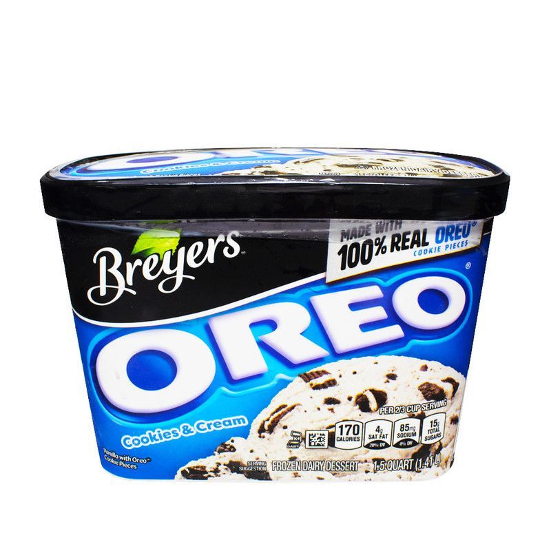 Breyers Oreo Cookie Ic 1.5qt