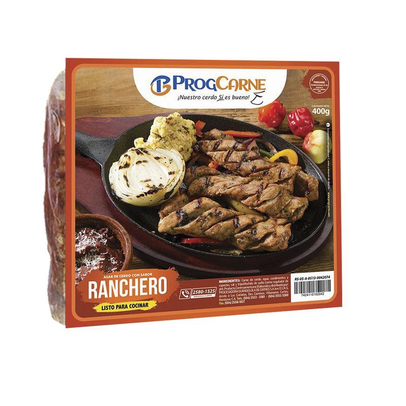 Asar Cerdo Ranch Progca 400g
