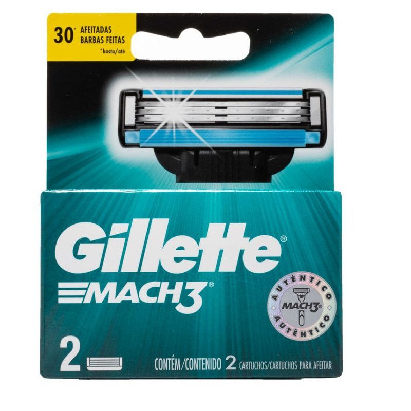 Cartucho Gillette Mach 3 2u