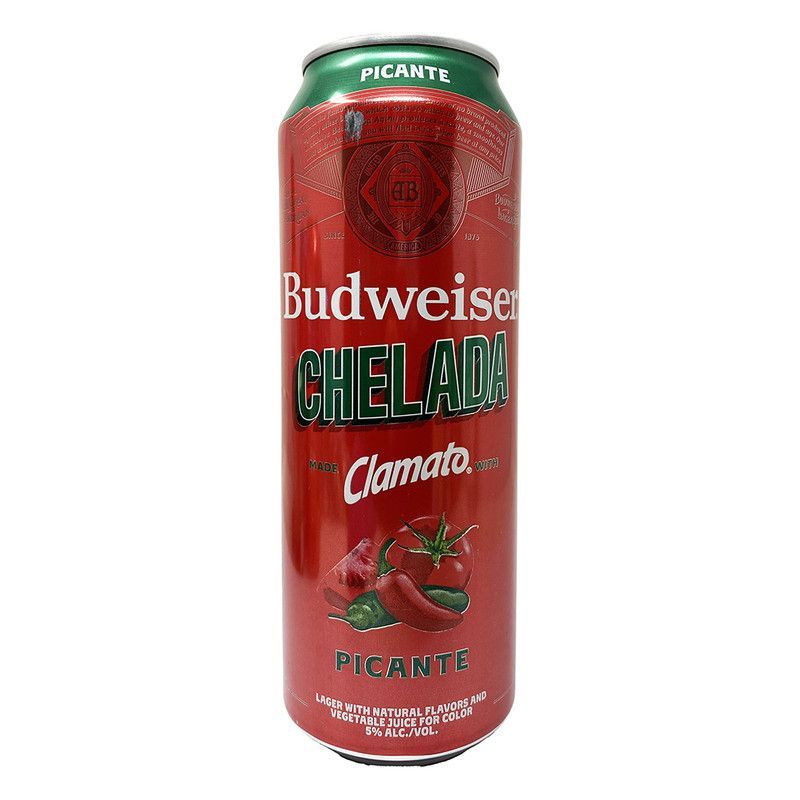 Cerveza Chelada Budweiser 25oz