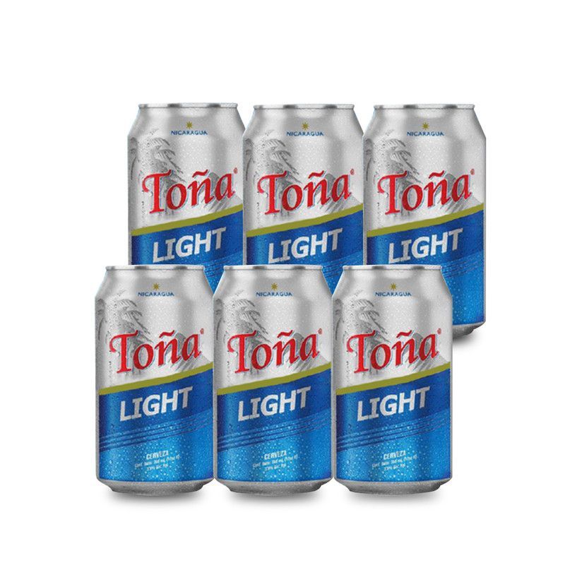 Cerveza Toña Light Lata 12 Oz
