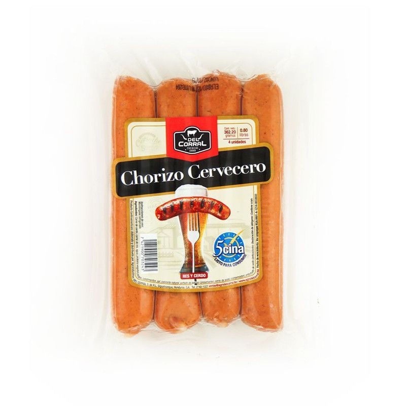 Chorizo Cervecero 362.2 Gr