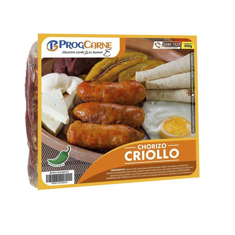 Chorizo Criollo Progcarne 450g