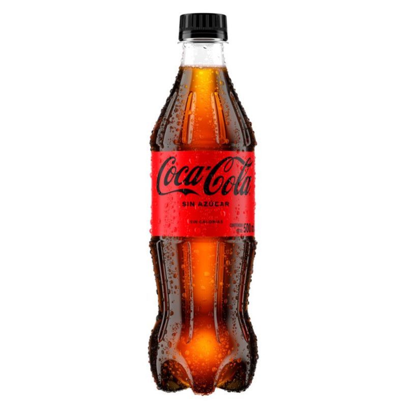 Coca Cola Sin Azucar 500 Ml