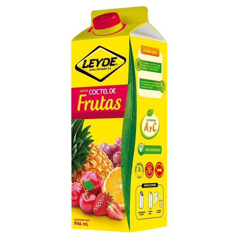 Coctel De Frutas Leyde 1lt