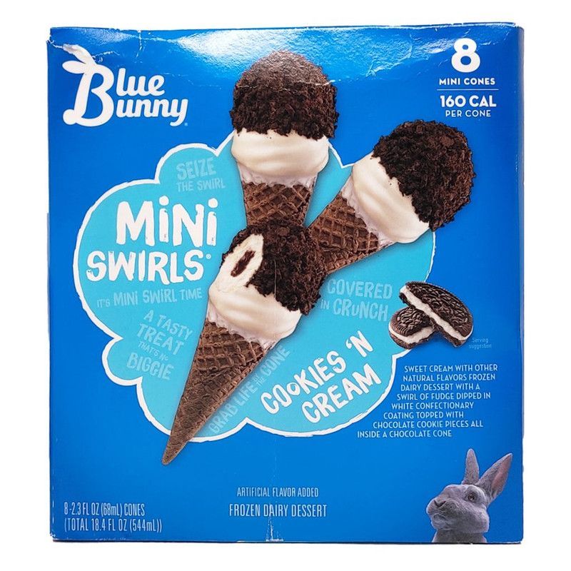 Cookies&amp;cream Blue Bunny 18.4z