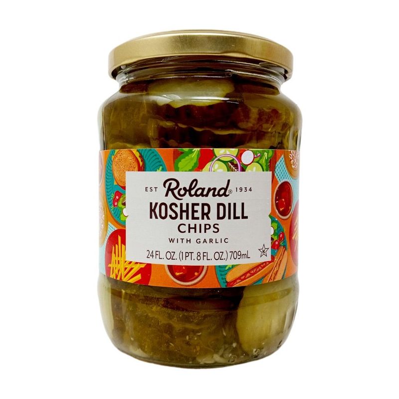 Dill Pickle  Chips Roland 24oz