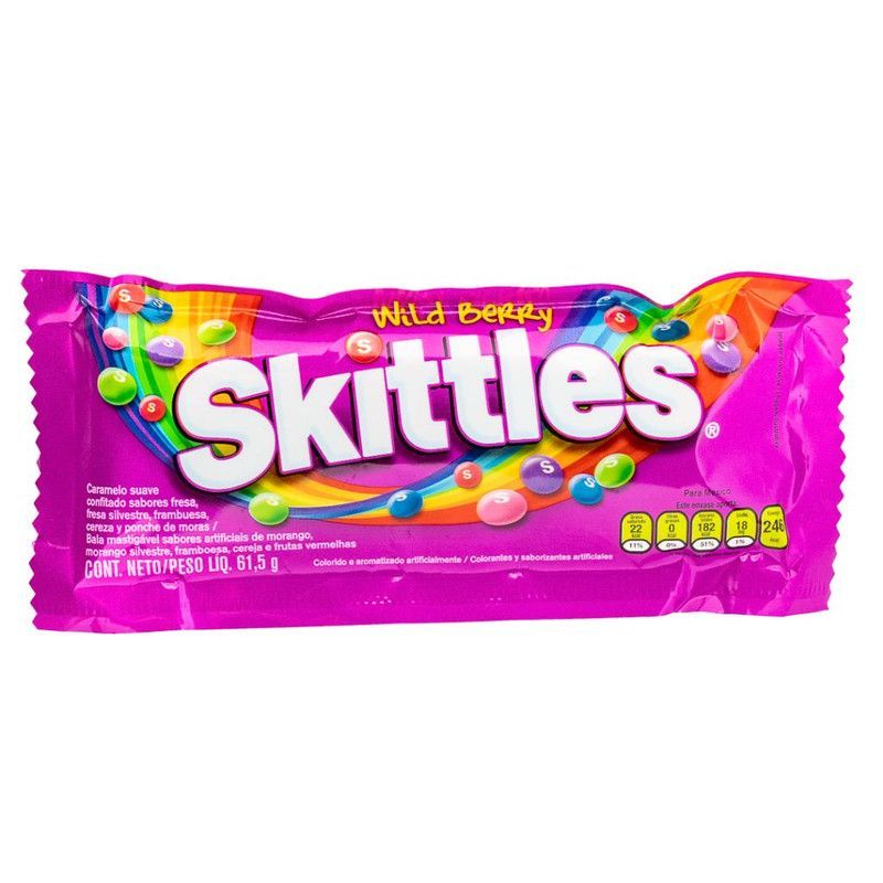 Dulces Skittles Wildbrry 61.5g