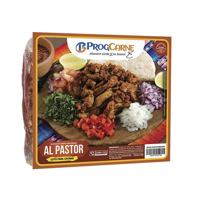 Fajitas Al Pastor Progca 400g