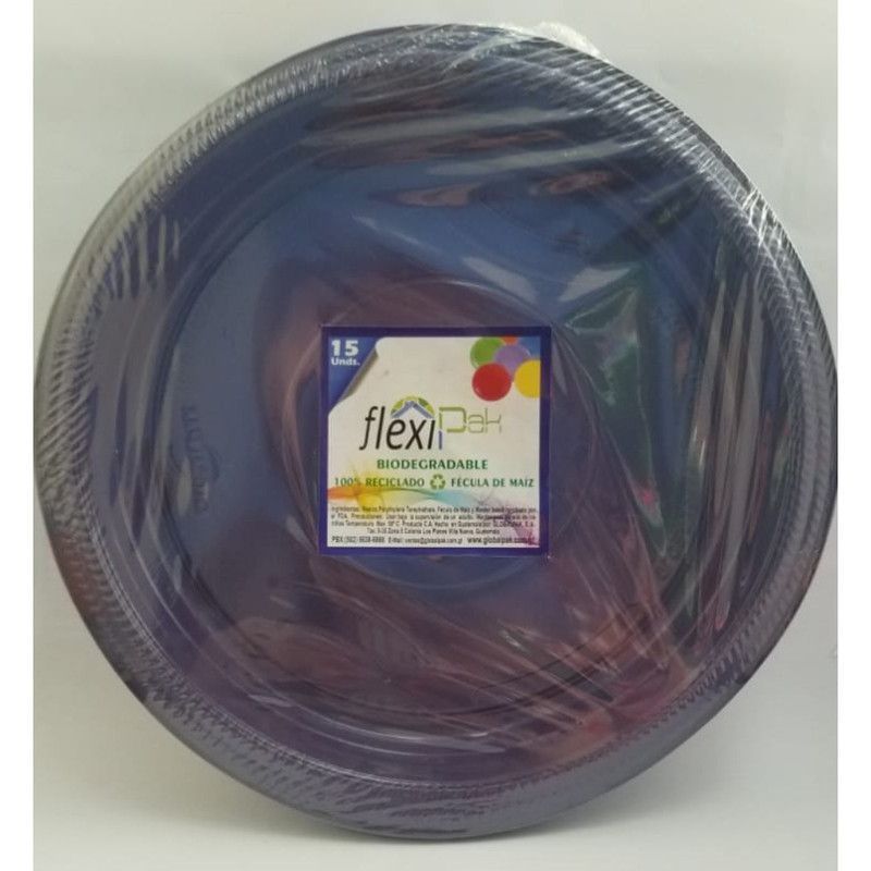 Flexipak Plato Lila #9 15 Uds