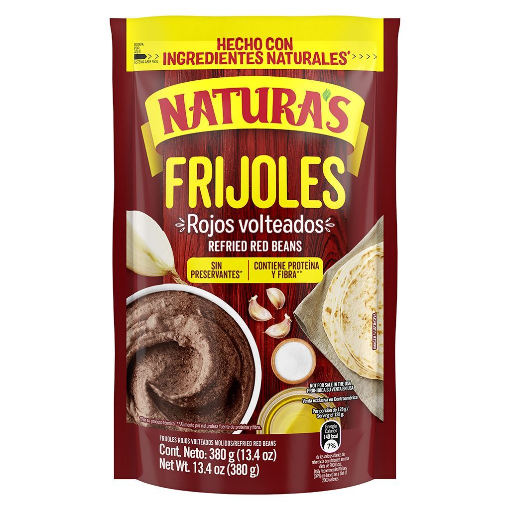 Frijol Naturas Rojo 380 G