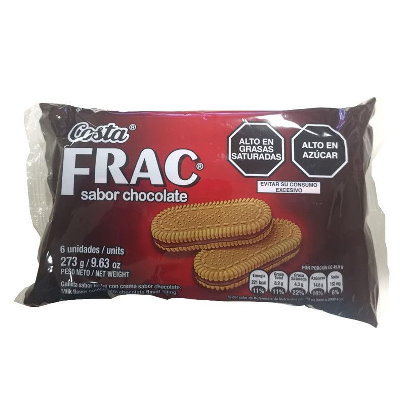 Galleta Frac Chocol 12x6x41gr