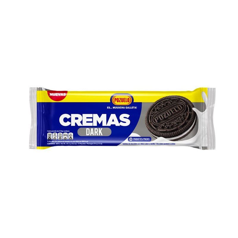 Galleta Pozuelo Crema Dark12ud
