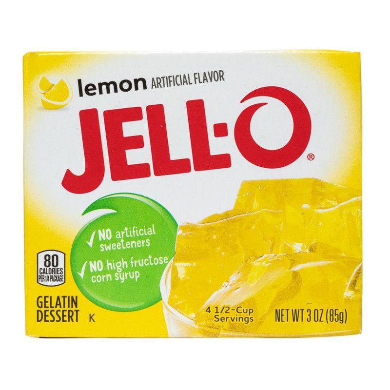 Gelatina Limon Jello 3 Oz