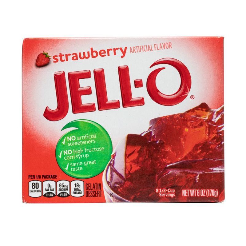 Gelatina Strawberry Jello 6oz