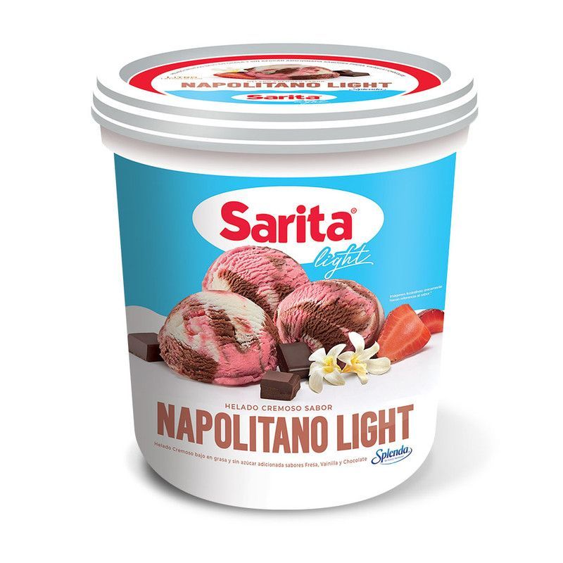Helado Sarita Napolitano Ligh