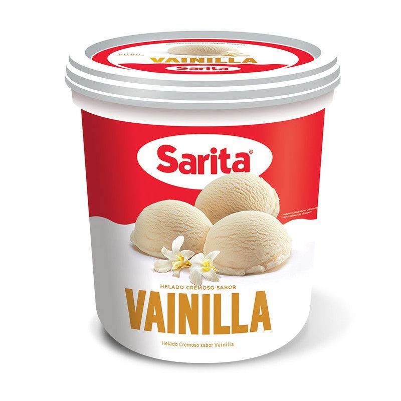 Helado Sarita Vainilla 1lt