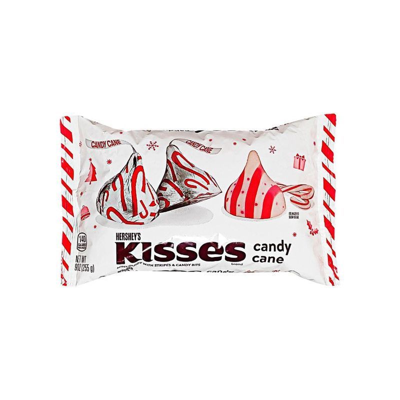 Hersheys Kisses Candy Cane 9z