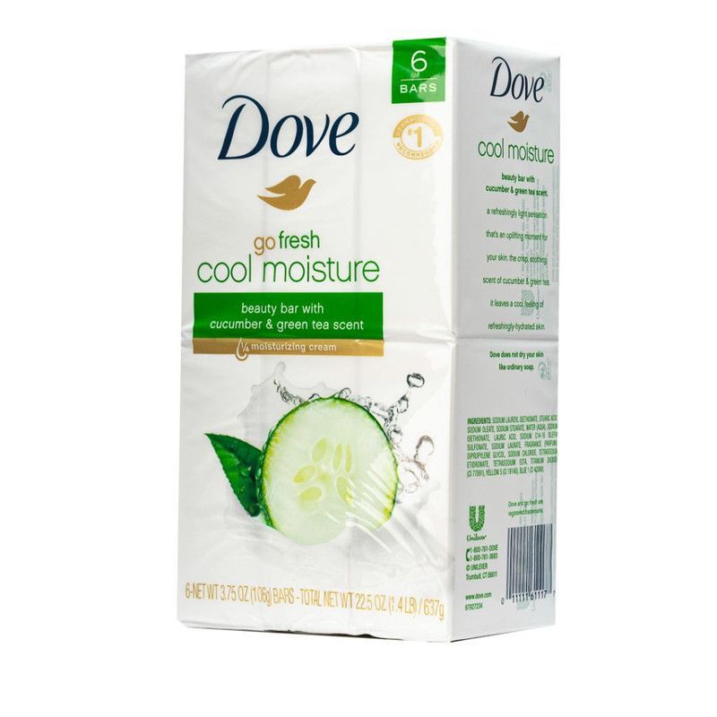 6pk Dove Cucumber C/most 3.75z