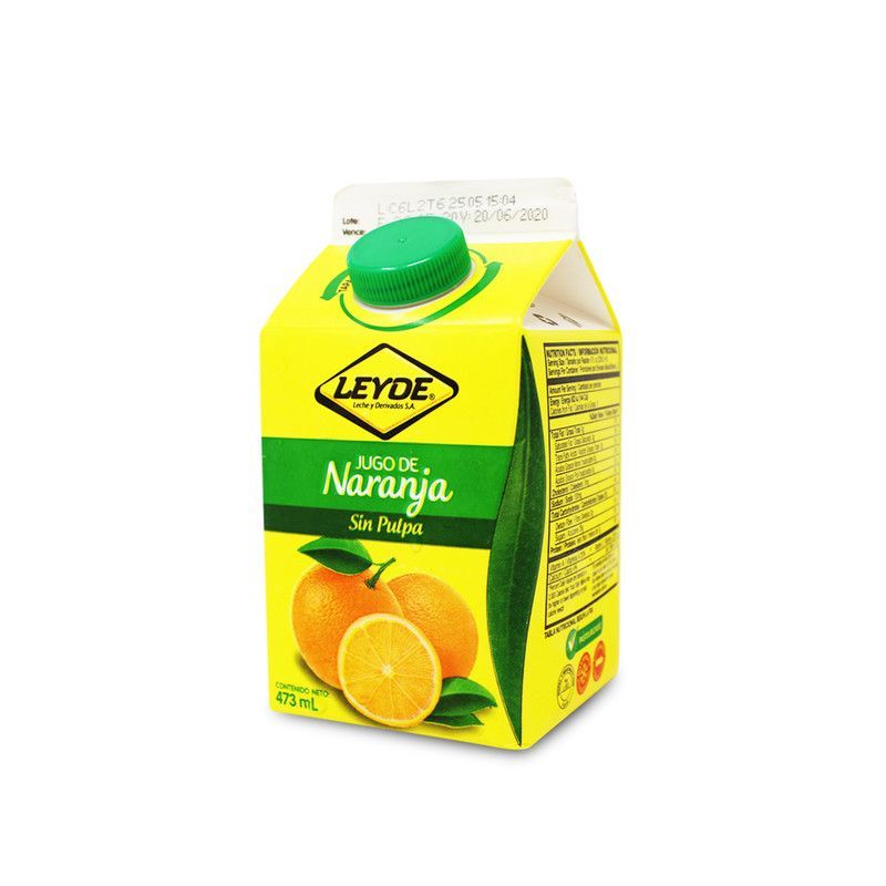 Jugo Leyde De Naranja 1/2lt