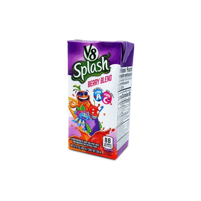 Jugo V8 Splash De Mora 200ml