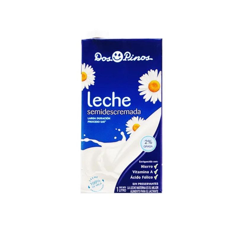 Leche Uht Dos Pino Semid.1lt