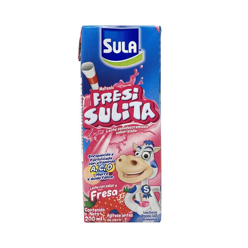 Malteada Sula Fresa 200ml