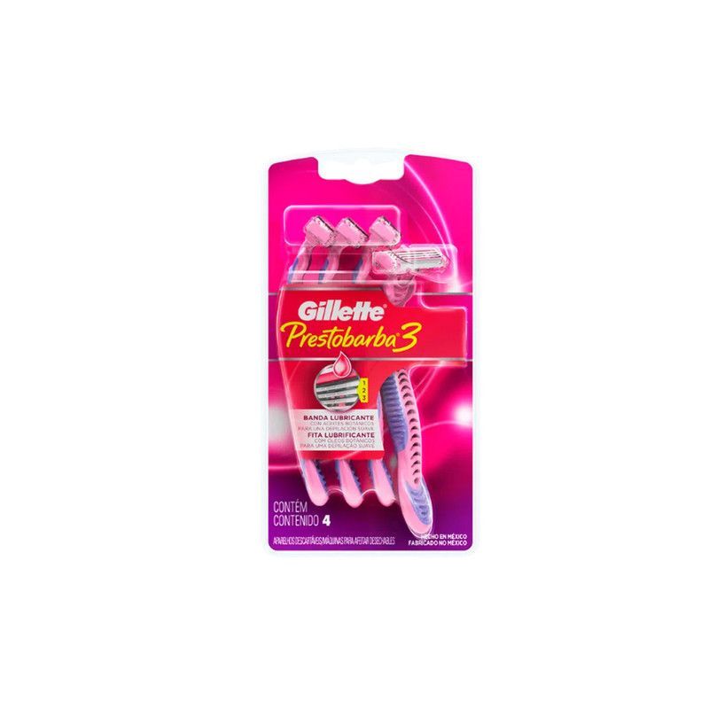 Maquina Afeitar Gillette 3 4u