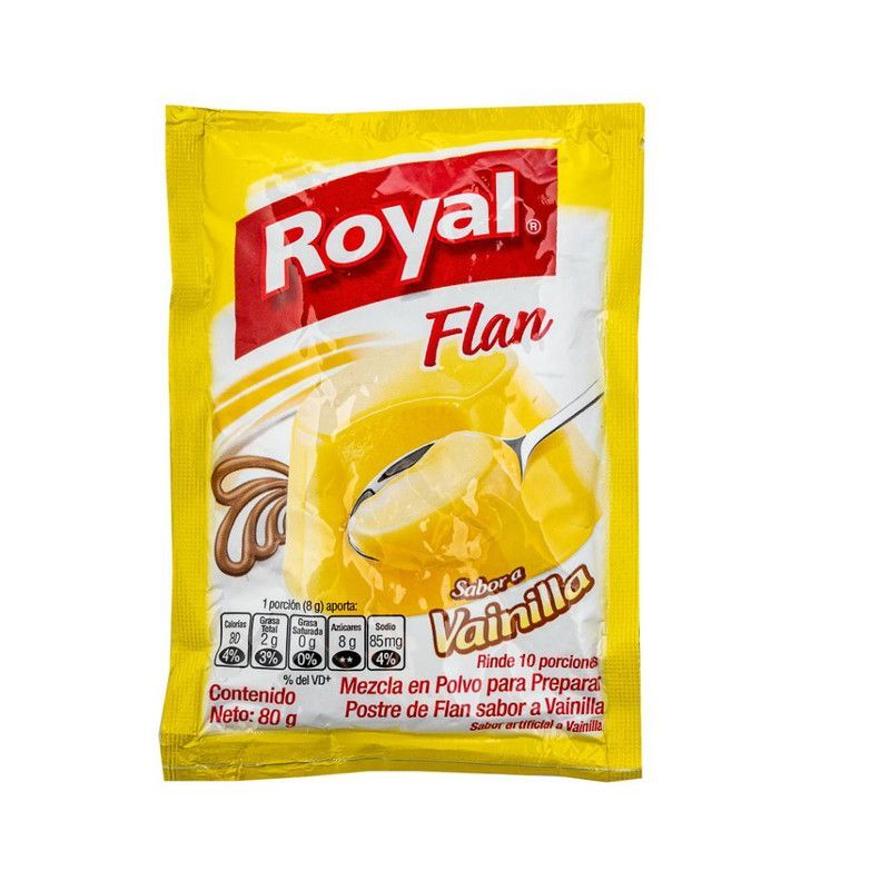 Mezcla Flan Vainilla Royal 80g