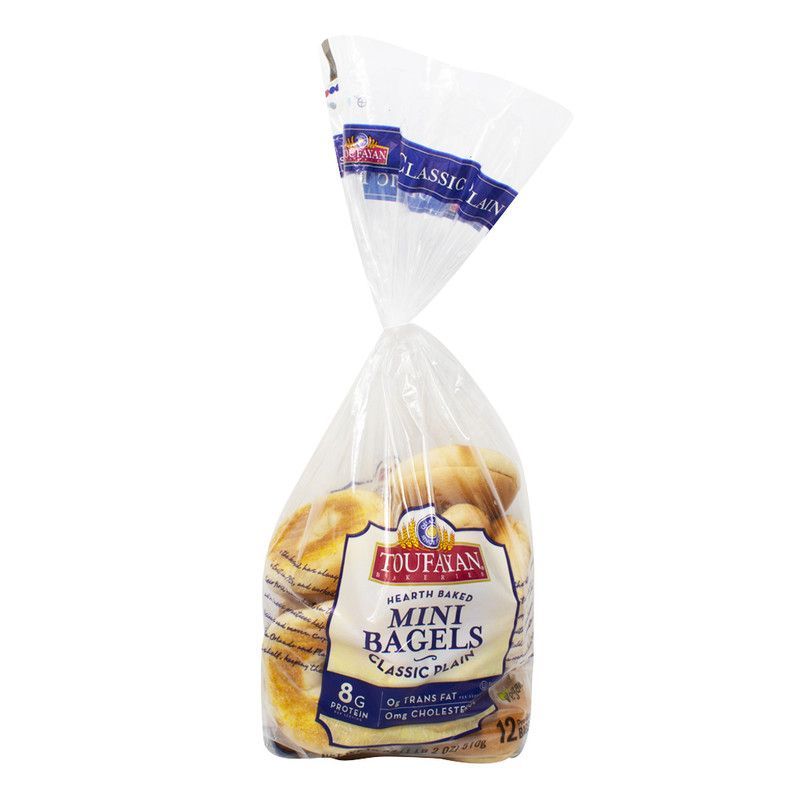 Mini Bagel Plain 18 Oz