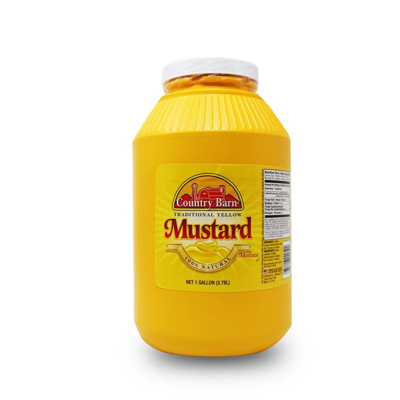 Mostaza Country Barn 128 Oz