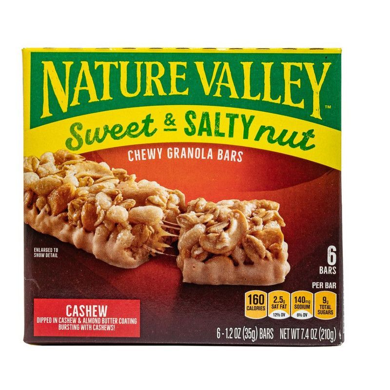 Nature Valley Cashew Bar 210g