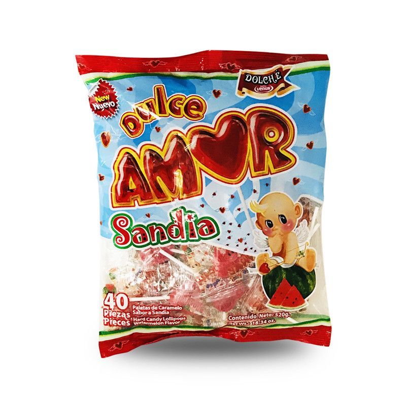 Paleta Dulce Amor Sandia 40 U