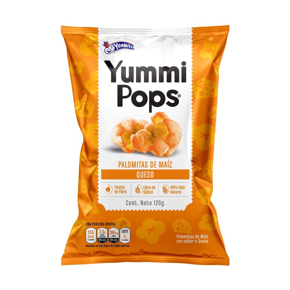 Palomitas Queso Yummipops 120g